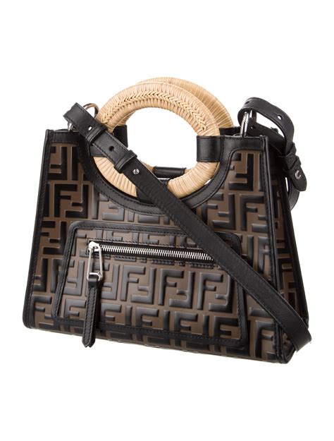 fendi small runaway tote|fendi runaway shopping tote.